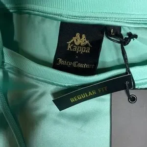 Kappa Tops Nwt Kappa X Juicy Couture Eres Satin Hoodie Poshmark - Main Image